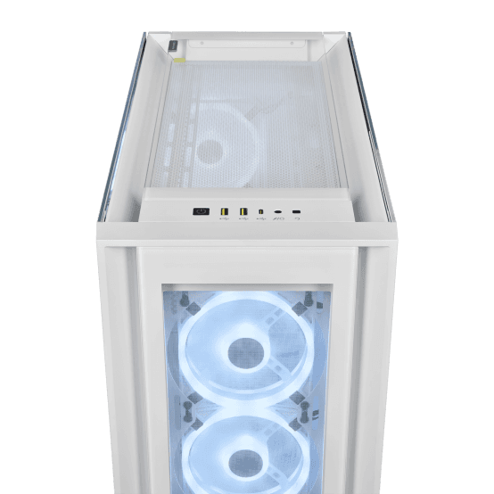 Carcasa CORSAIR 5000X RGB QL Edition, Mid Tower, White — miniatură