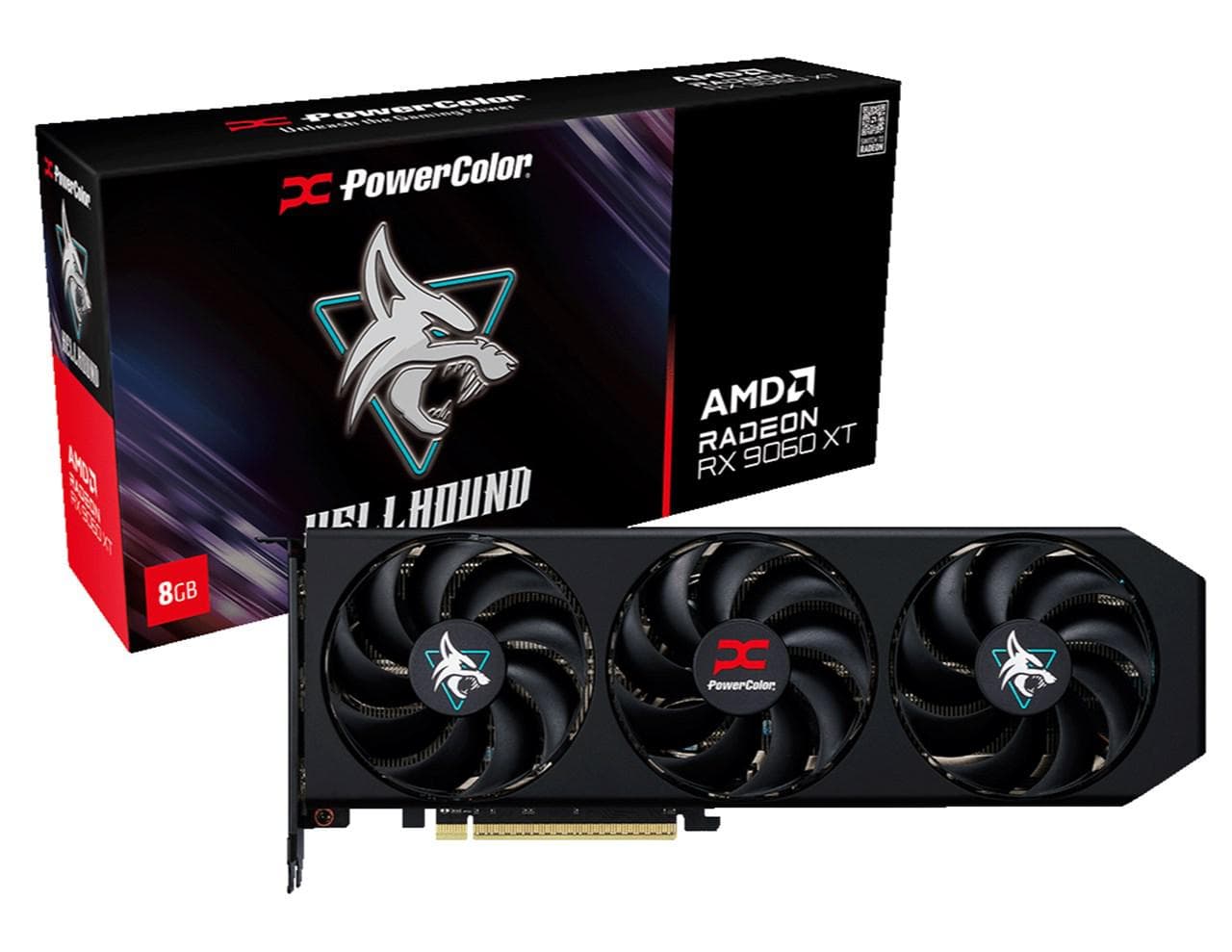 Placa video PowerColor Radeon RX 9060 XT, 8GB GDDR6, PCI Express 5.0, 128-bit