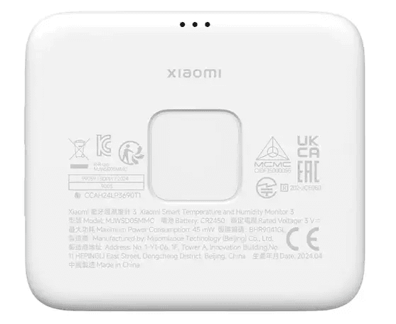 Xiaomi Mi Temp&Humidity Monitor 3 White — miniatură