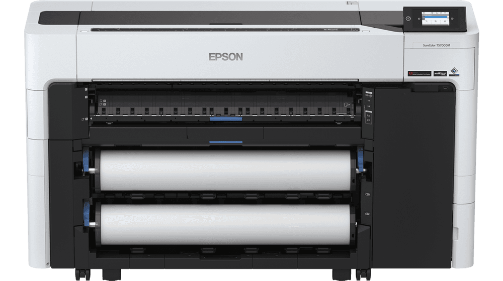 EPSON SC-T5700D A0 LARGE FORMAT TECHNICAL PRINTER, Tehnologie: Ultrachrome® XD3, 6 culori, Rezolutie printare: 300 x 600 DPI, Rezolutie maxima printare: 2.400 x 1.200 DPI, Formate hartie: 17" (43.2 cm) Roll, 24" (61.0 cm) Roll, 36" (91.4 cm) Roll, Custom width and length, A0, A1, A2+, A3+, A4