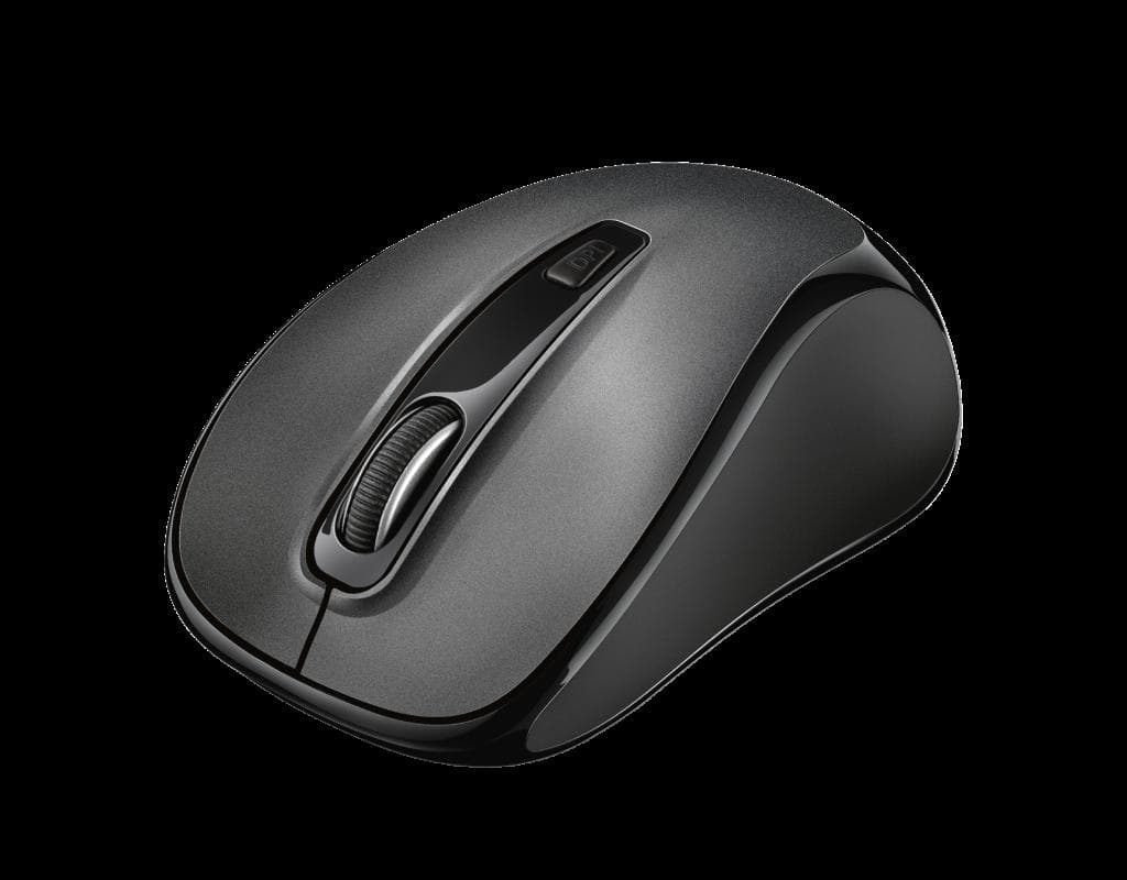 Mouse Wireless Trust Siero Silent, 2400 dpi, Negru