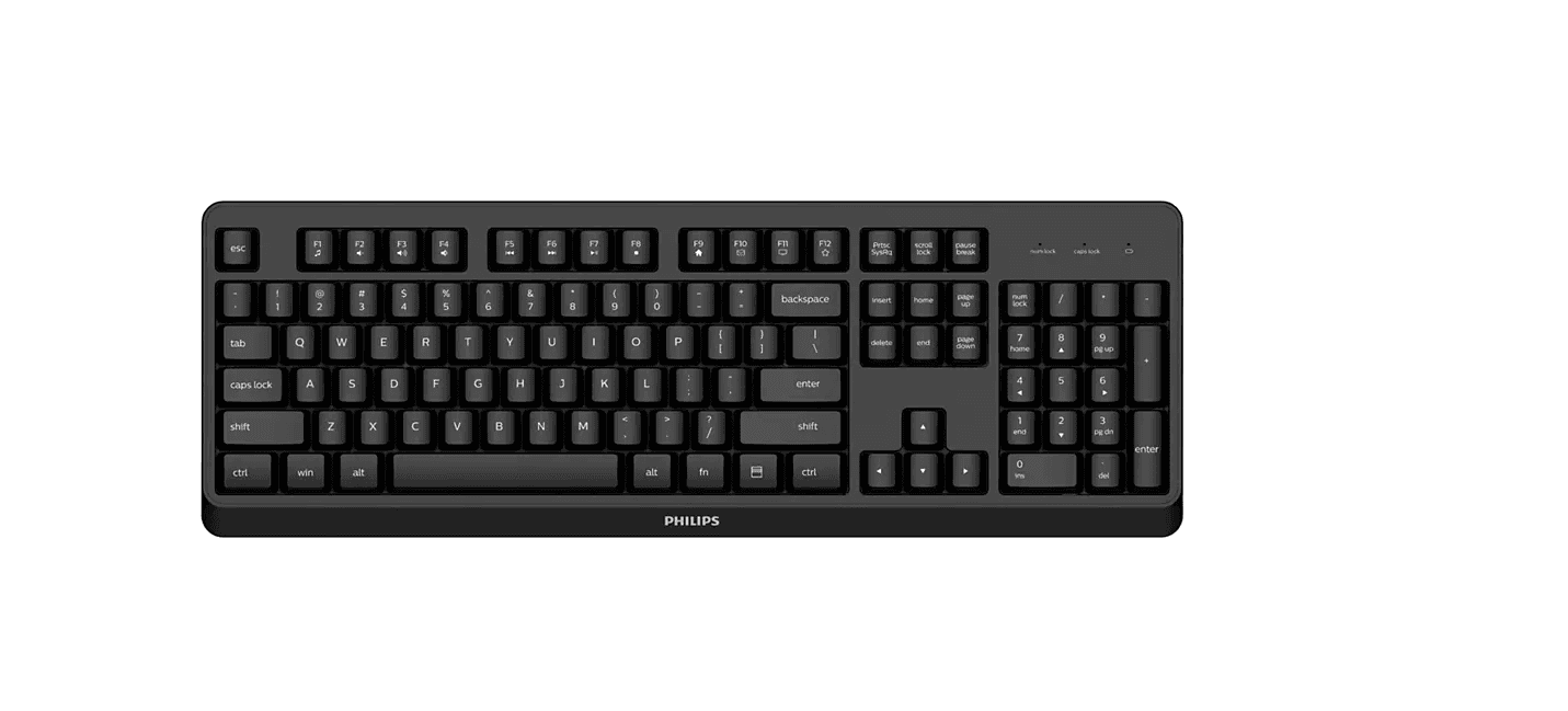 Tastatura Philips 3000 series SPK6307BL/40, Wireless, Negru