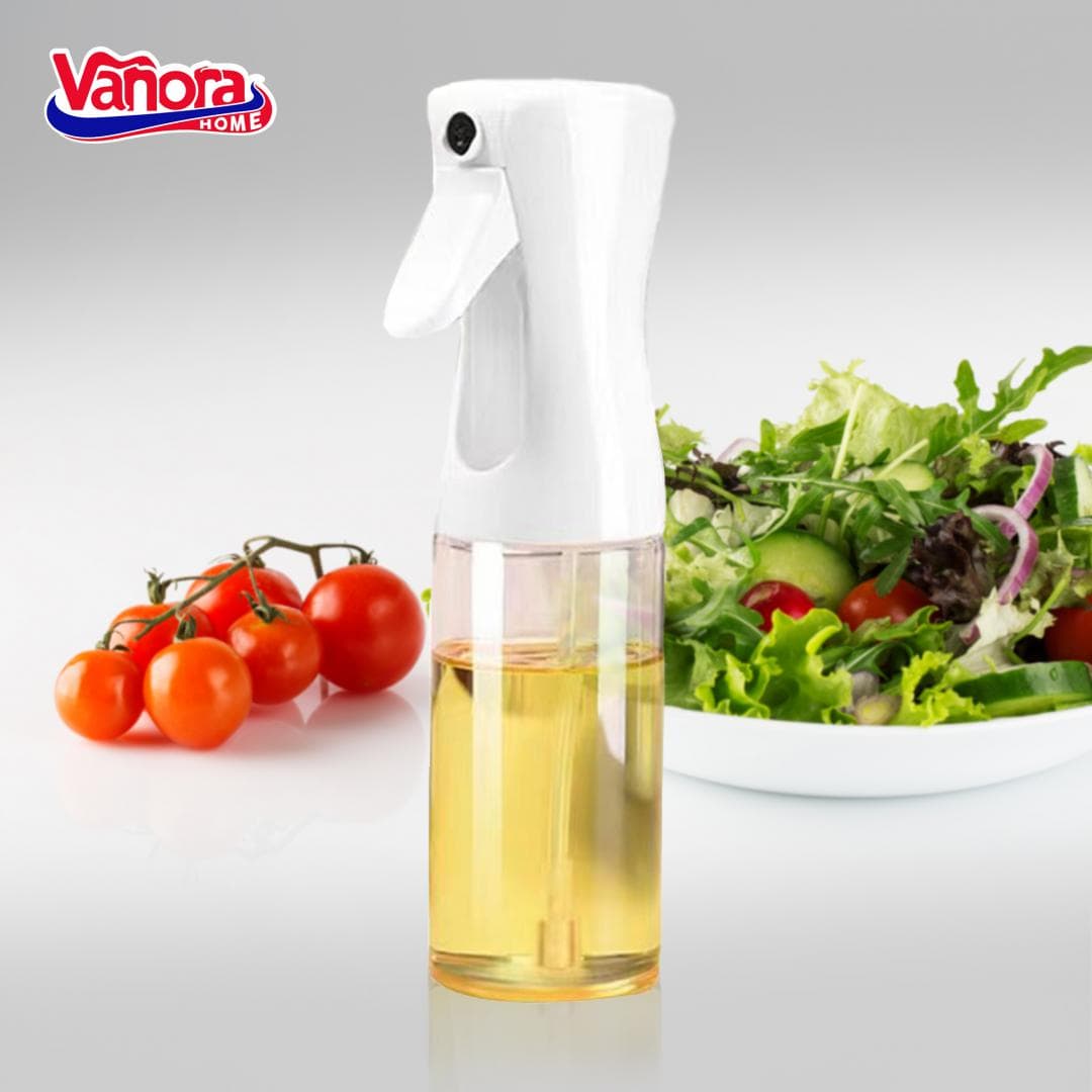 STICLA CU PULVERIZATOR ULEI/OTET 200 ML, ALB, VANORA HOME — miniatură