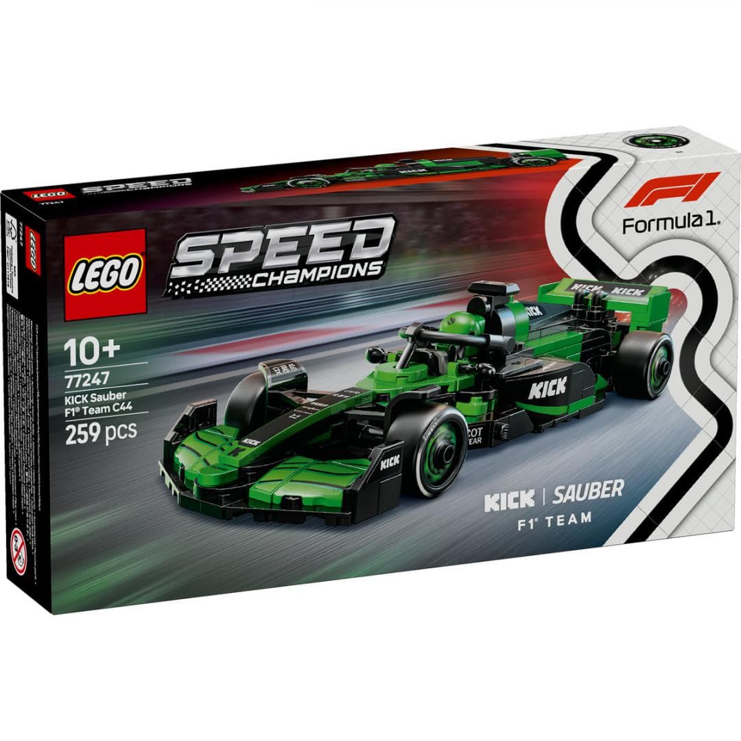MASINA DE CURSE KICK SAUBER F1 TEAM C44, LEGO 77247 — miniatură