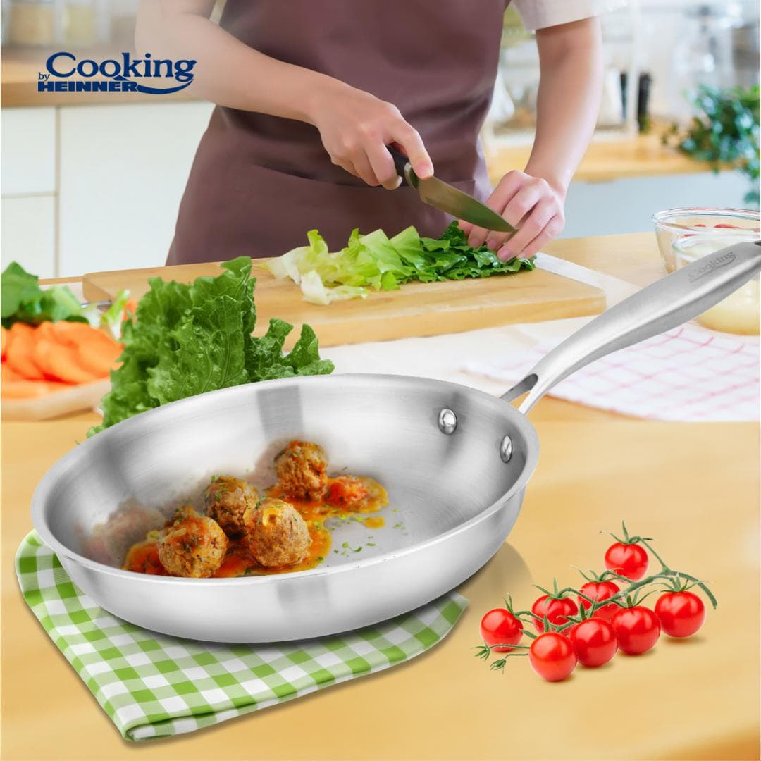 TIGAIE INOX 3 STRATURI 24X4 CM, ATOMIC3, COOKING BY HEINNER — miniatură