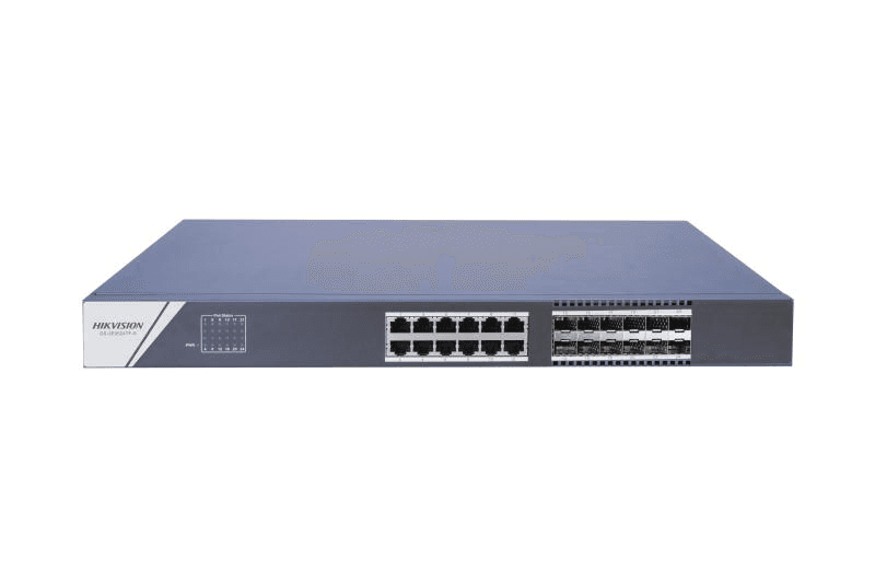 Layer 2 network switch designed for video data transmission 12 x 10/100/1000 Mbps ethernet ports and 12 x 10/100/1000 Mbps SFP ports IEEE 802.3, IEEE802.3u and IEEE802.3x network standards available Store-and-forward switching Delay of data-exchange less than 5us Safe and reliable using 4 KV high