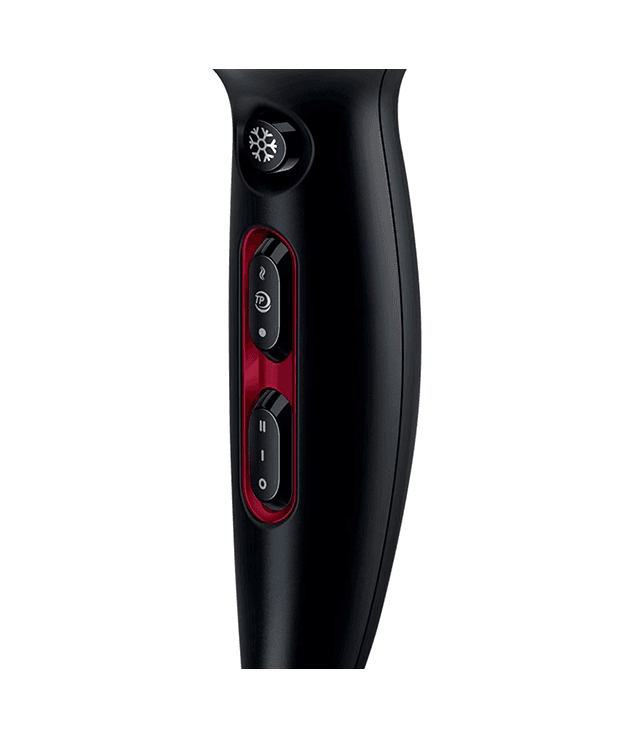 Uscator de par Philips, 2300W, Pro AC, ion care, ThermoProtect, HPS910/00, Negru — miniatură