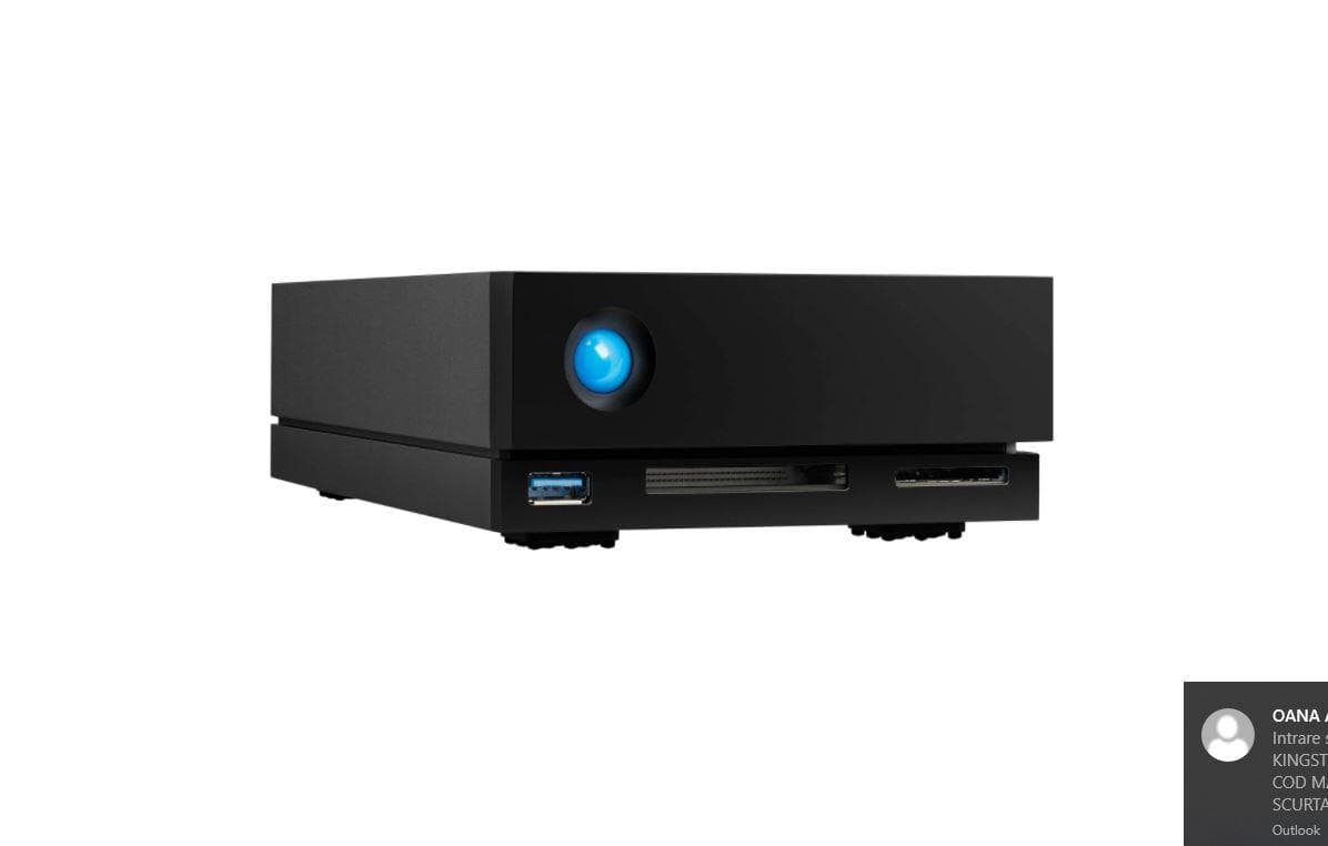 HDD Extern Lacie THUNDERBOLT, 16TB, Negru, USB 3.2 — miniatură