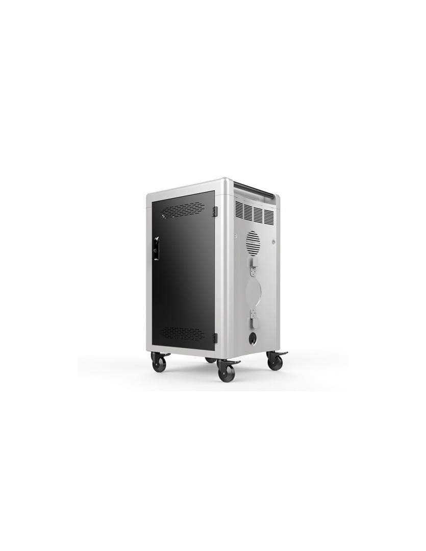 Statie de incarcare CART36, suporta maxim 36 de dispozitive cu diagonala de pana la 15.6", dimensiune slot dispozitiv 2.65 x 39.5 x 26.5 cm, dimensiunea statie 65 x 60 x 113 cm, indicator LED pentru starea de incarcare, multi-function power management, zona dedicata pentru cable management, 2 manere — miniatură