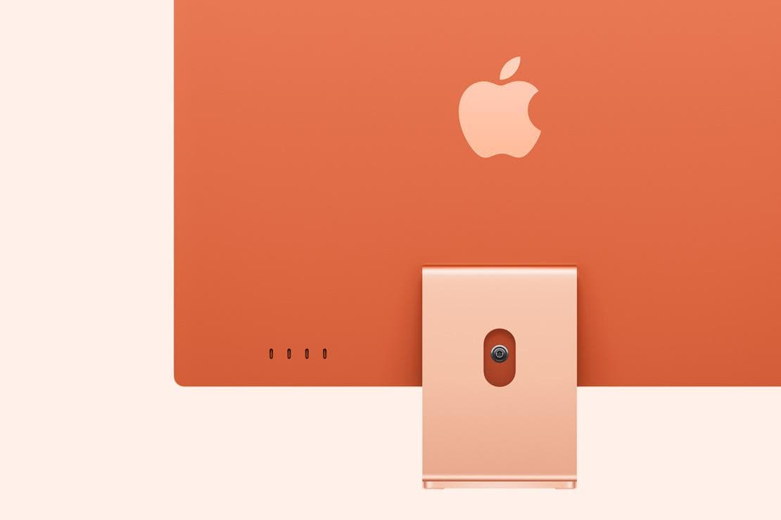 Apple iMAC 24" Retina 4.5k/ Apple M4 (CPU 8-core, GPU 8-core, Neural Engine16-core)/16GB/512GB - Orange - INT KB (2024) — miniatură