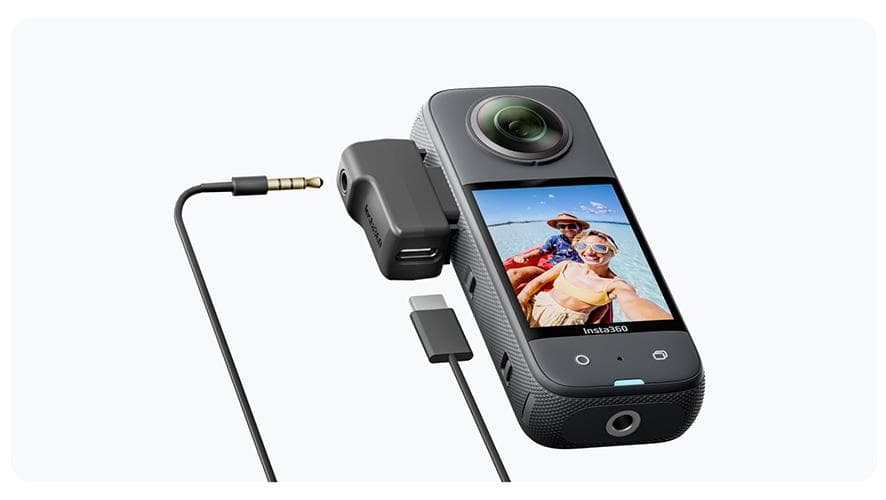 INSTA360 Microphone Adapter for X3 — miniatură