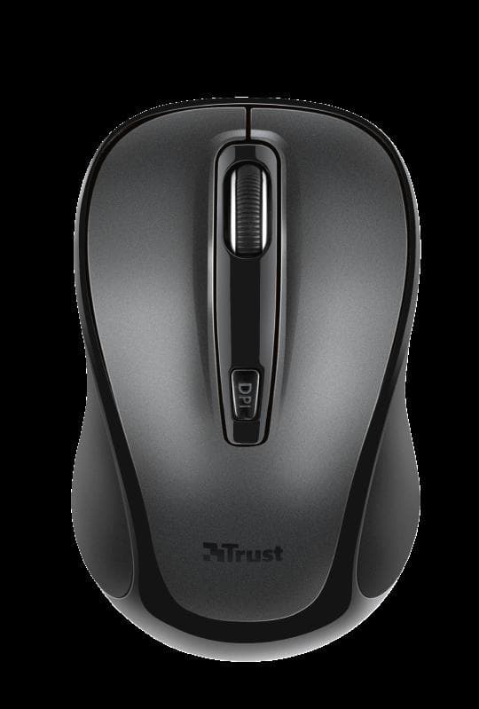 Mouse Wireless Trust Siero Silent, 2400 dpi, Negru — miniatură