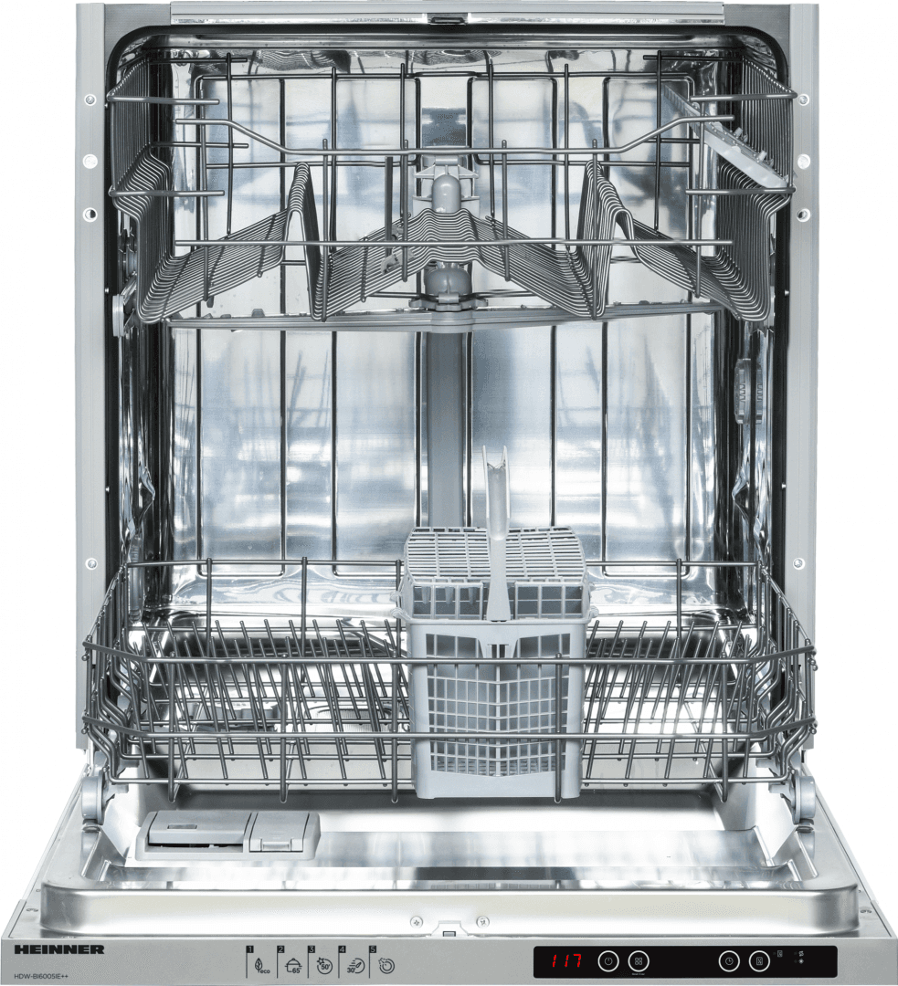 MASINA DE SPALAT VASE INCORPORABILA HEINNER HDW-BI6005IE++ — miniatură