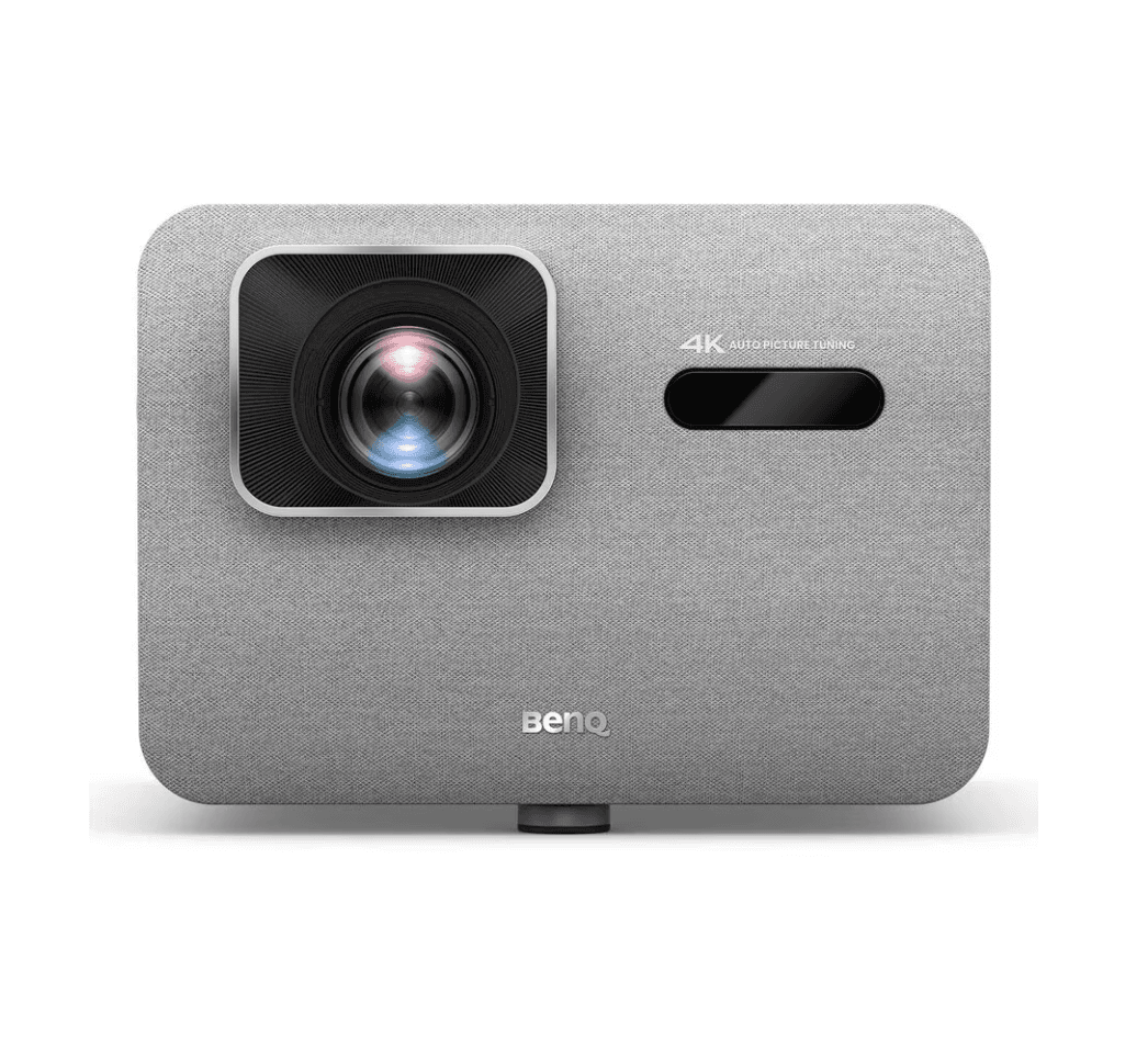 Videoproiector BenQ TK705i, 4K home cinema+ gaming, 3.000 lumeni, 16:9, 600.000:1, LED 20.000- 30.000 ore, zoom 1.3x, HDR10+, HLG, HDMI, USB tip A, USB tip C, Declansator c.c. 12V (mufă 3,5mm), boxa 8W, telecomanda cu baterii incluse, Smart Home, Google TV (Android 11) integrat, Bluetooth 5.2 — miniatură