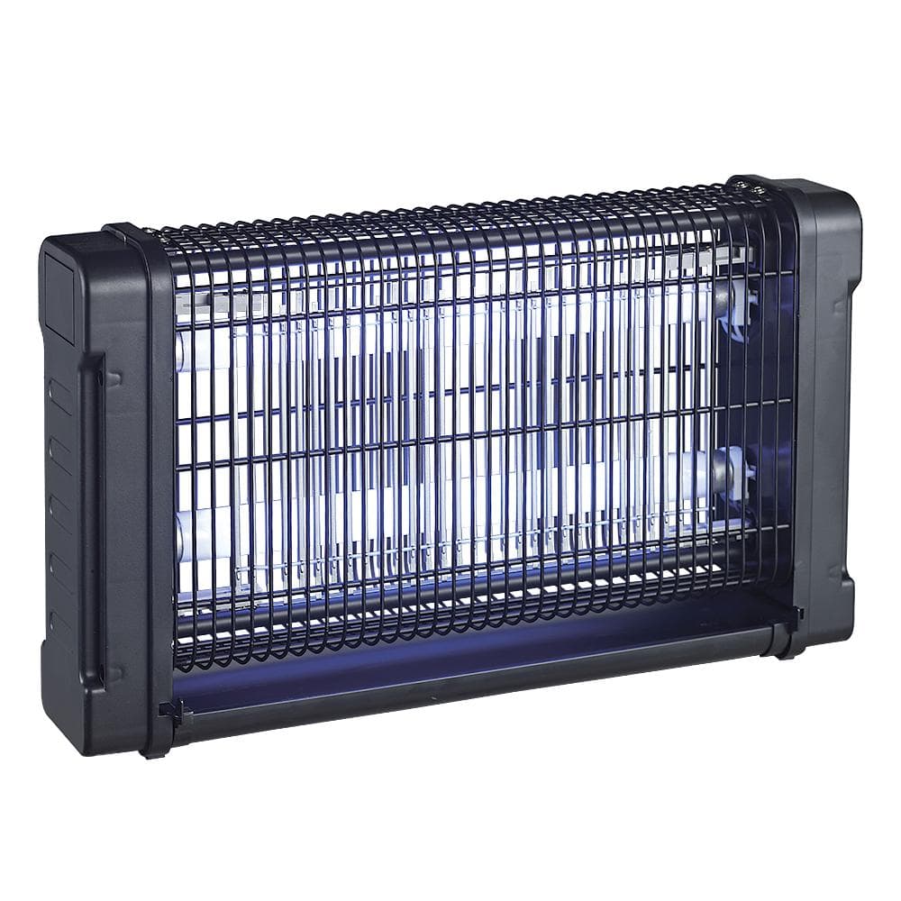 Aparat anti insecte PNI UV300 anti tantari, anti muste, insectocutor cu 2 tuburi ultraviolete, 20W, interior si exterior, montaj pe podea sau tavan, Dimensiuni: 440 x 260 x 85 mm, lUNGIME CABLU: 100CM, pUTERE: 20W — miniatură