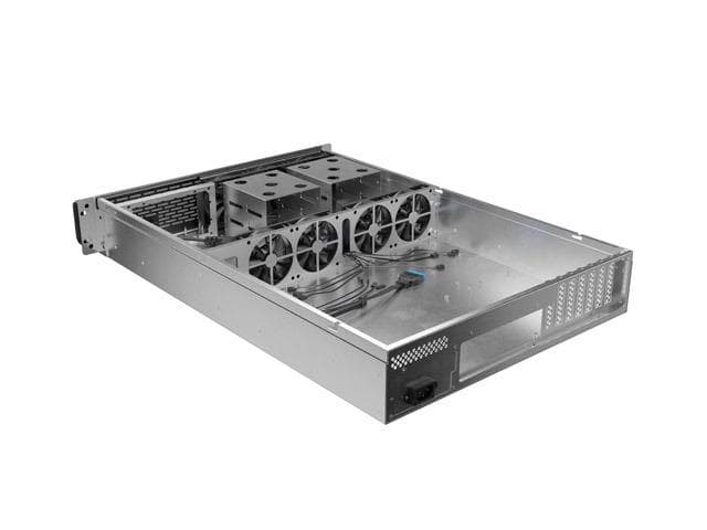 Carcasă server rack E-ATX 650/12 19"/2U — miniatură