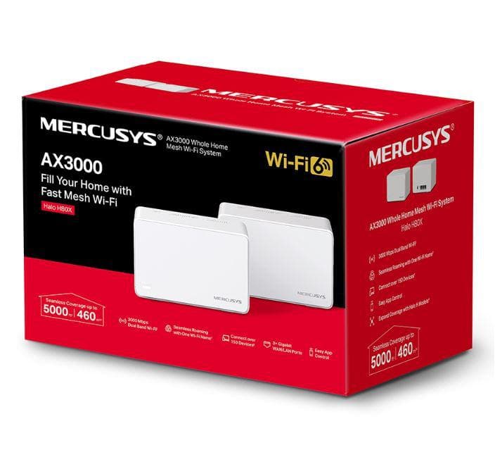 Router wireless MERCUSYS HALO H80X, WIFI 6, Mesh, Dual Band — miniatură