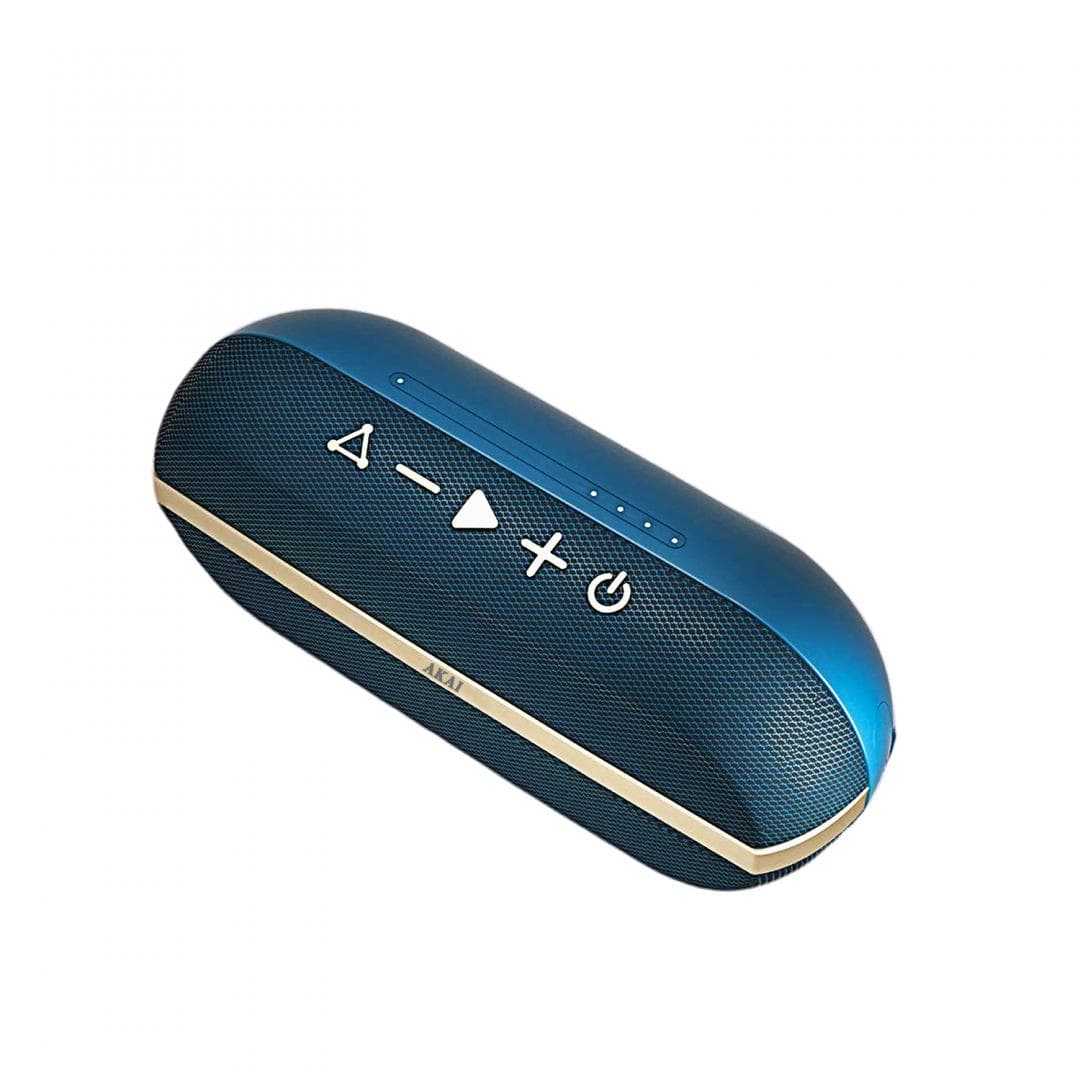 Boxa portabila Akai ABTSW-30R, 20w, Bluetooth 5.0, functie hands free, capacitate baterie 4400mAh, autonomie de pana la 12 de ore, waterproof, albastru — miniatură