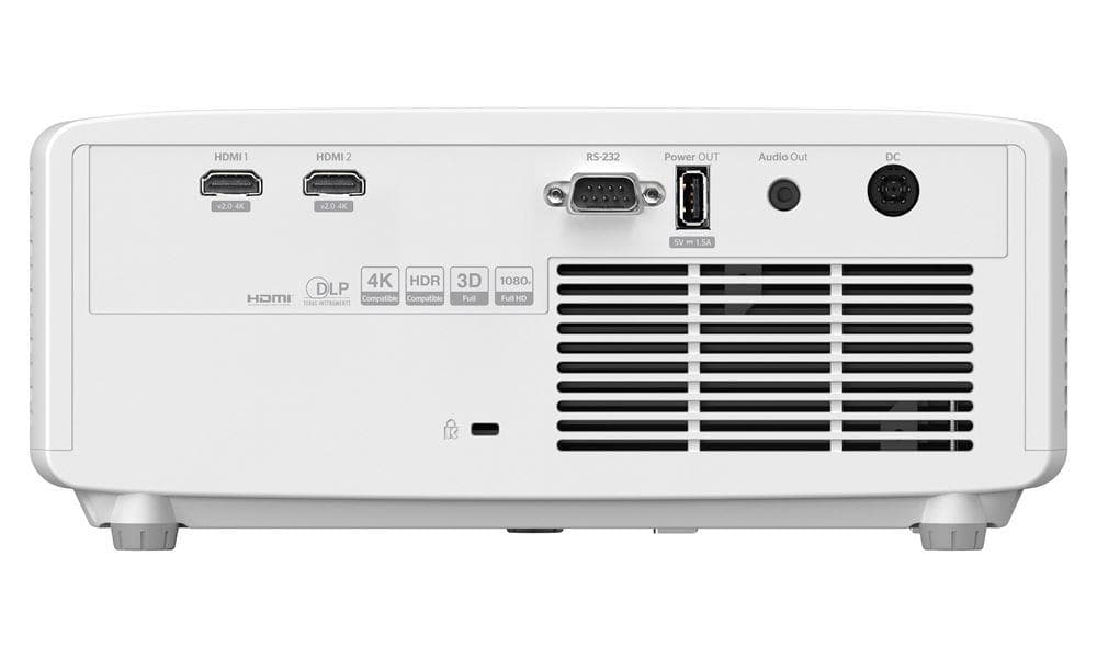 Videoproiector Optoma ZH350, DLP laser FHD 1920*1080, 3.600 lumeni, 2.000.000:1, 16:9/ 4:3, 30.000 ore, distanta maxima de proiectie 10 m, dimensiune maxima imagine 7.62 m/ 300", 2* HDMI, USB-A power 1.5A, RS232, audio out, 27-32 dB, boxa 15W, 3D, Security bar, Kensington Lock, protejare cu parola — miniatură