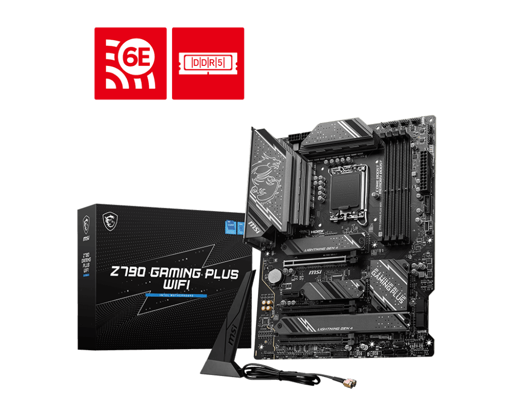 Placa de baza MSI Z790 GAMING PLUS WIFI, Socket 1700, DDR5, ATX