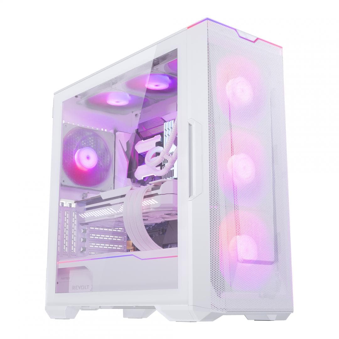 Carcasa PHANTEKS ECLIPSE G500A DRGB, RGB, Mid Tower, White
