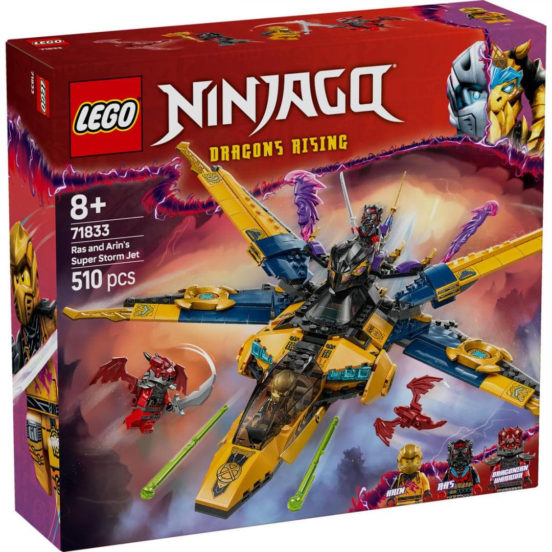 SUPERAVIONUL CU REACTIE AL LUI RAS SI ARIN, LEGO 71833 — miniatură