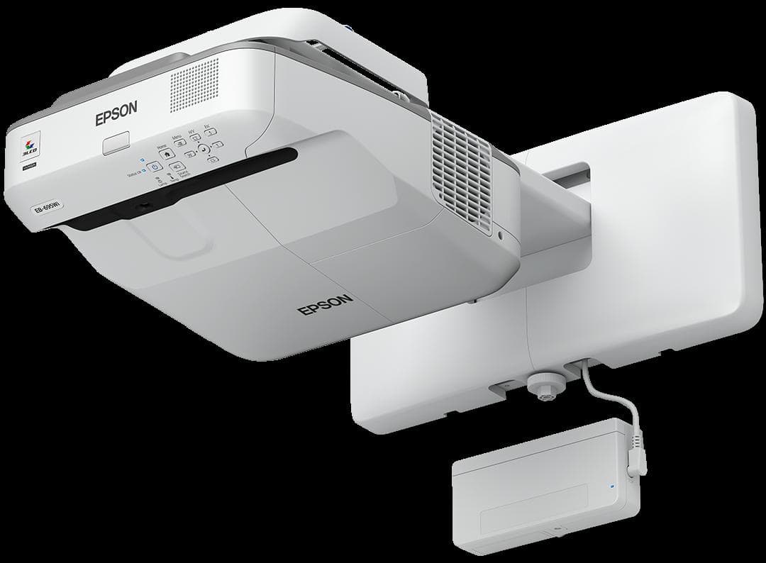 Proiector EPSON Epson EB-695Wi, WXGA, 1280 x 800, 16:10, HD ready, 3 ,500 lumeni, 14,000 : 1, USB 2.0 Type A, USB 2.0 Type B,RS-232C, Ethernet interface (100 Base-TX / 10 Base-T), Wireless LAN IEEE 802.11b/g/n (optional), VGA in (2x), VGA out, HDMI in (