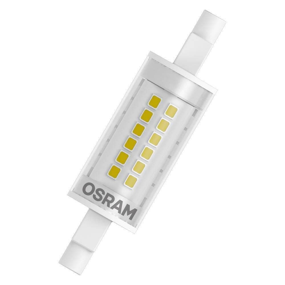 Bec LED Osram SLIM LINE, R7s, 7W (60W), 806 lm, lumina calda (2700K),78mm, Ø20mm — miniatură