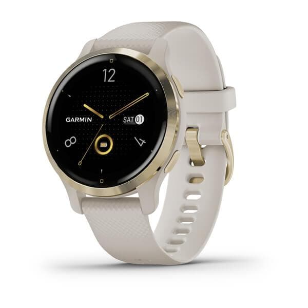 Ceas Smartwatch Garmin Venu 2S, GPS Wi-Fi, Tundra + Champagne