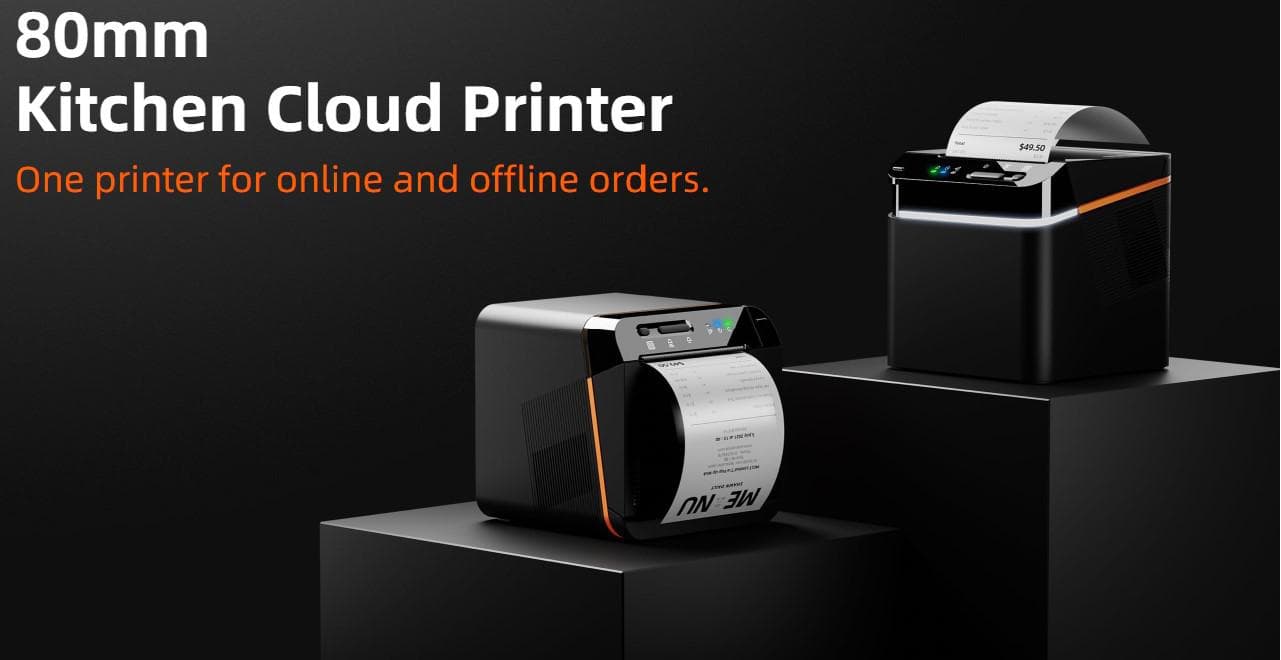 SUNMI Kitchen Cloud Printer 80mm EN (USB, LAN, EU Adapter) — miniatură