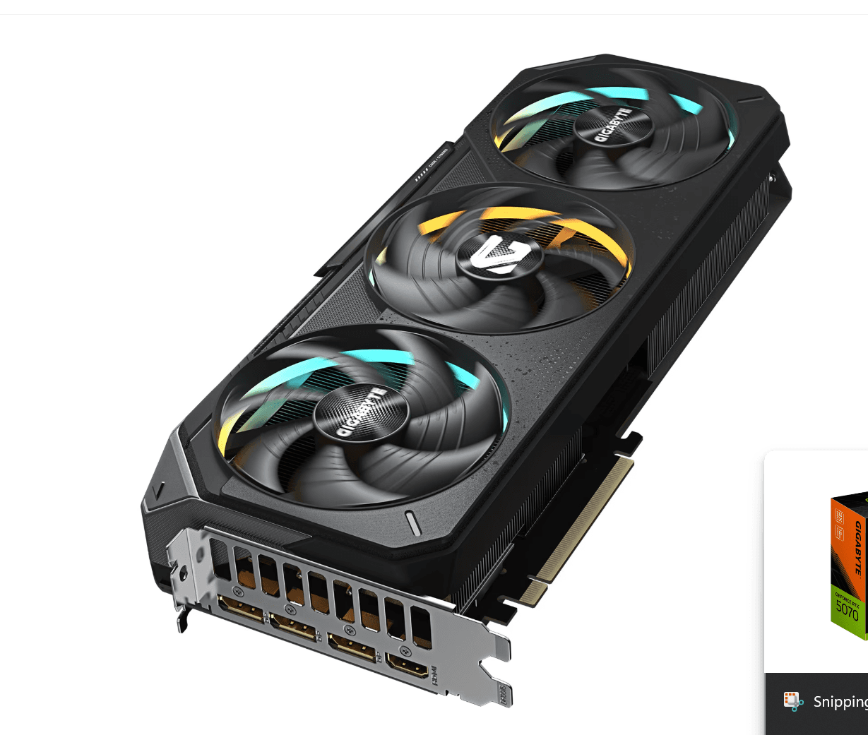 Placa video Gigabyte GeForce RTX 5070 GAMING, 12GB GDDR7, PCI Express 5.0, 192-bit — miniatură