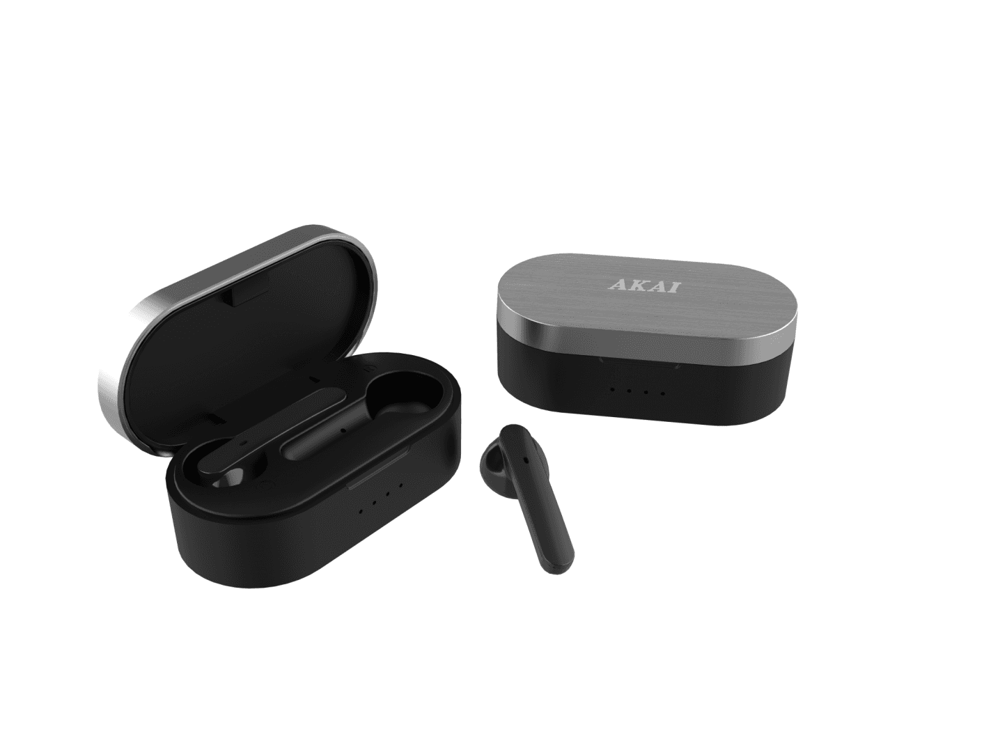 Casti In-ear AKAI BTE-J10B, Wireless, Negru — miniatură