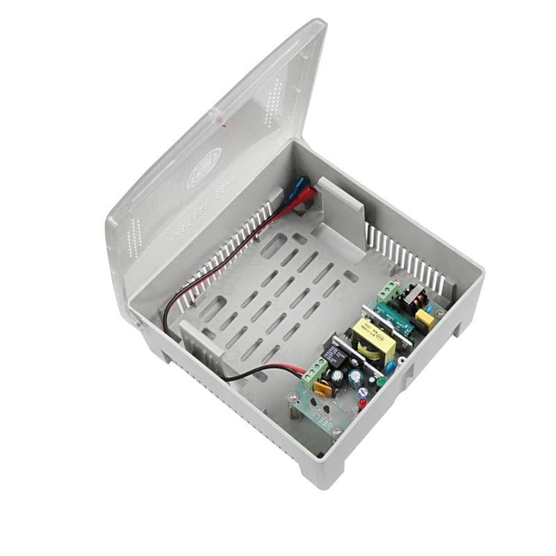 Sursa de alimentare 3A cu back up pentru sisteme de access control STD- SMJY03-12-7Z, tensiune intrare 96-264V, 50/60Hz, tensiune de iesire: DC12V 3A, 36W carcasa plastic, intrare pentru acumulator de 7Ah 12V( nu este inclus), LED stare, protectie: short circuit, over current, overload — miniatură