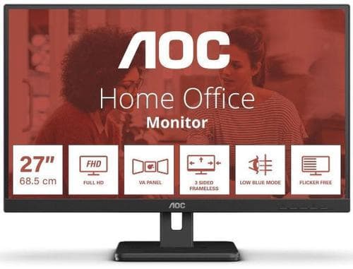 Monitor Consumer AOC 27E3UM, 27", 1920 x 1080 pixeli, Black