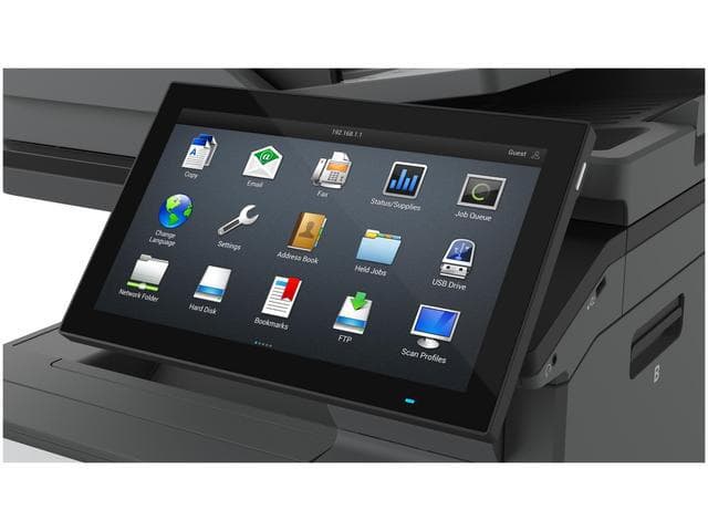 Multifunctional laser Lexmark CX735adse, format A4, Color, Duplex, USB + LAN — miniatură