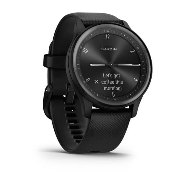 Ceas Garmin SmartWatch Vívomove Sport, Black — miniatură