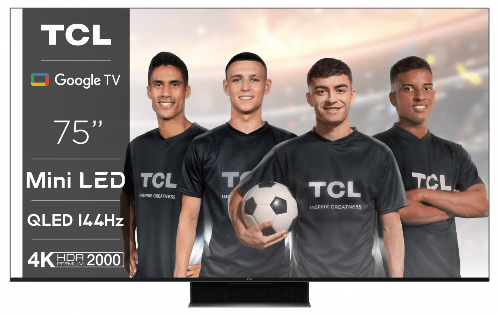 Televizor Smart QLED TCL 75C845 190,5 cm (75") 4K Ultra HD Wi-Fi Negru