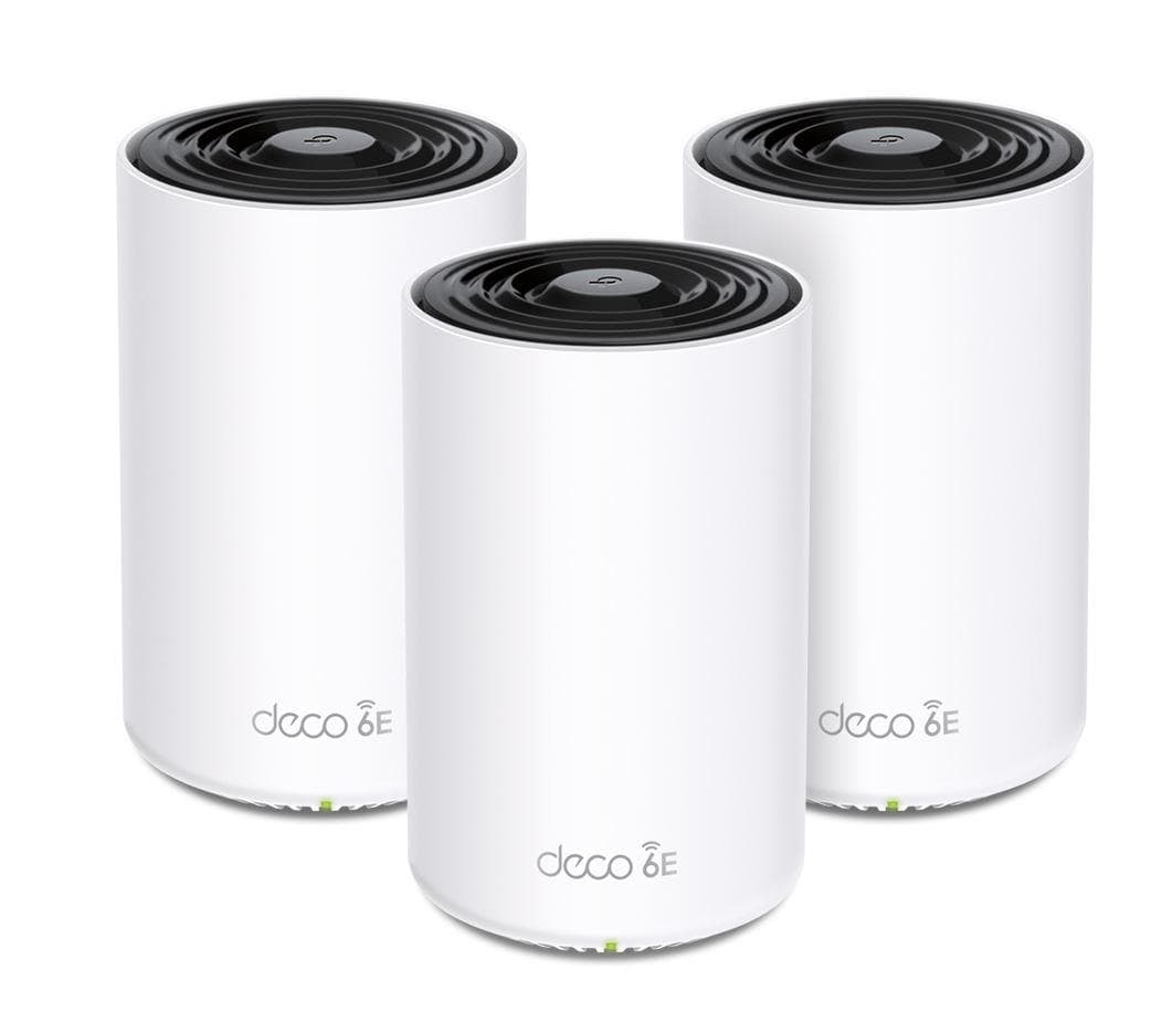 Router wireless TP-LINK Deco XE75, WIFI 6E, Mesh, Tri-Band