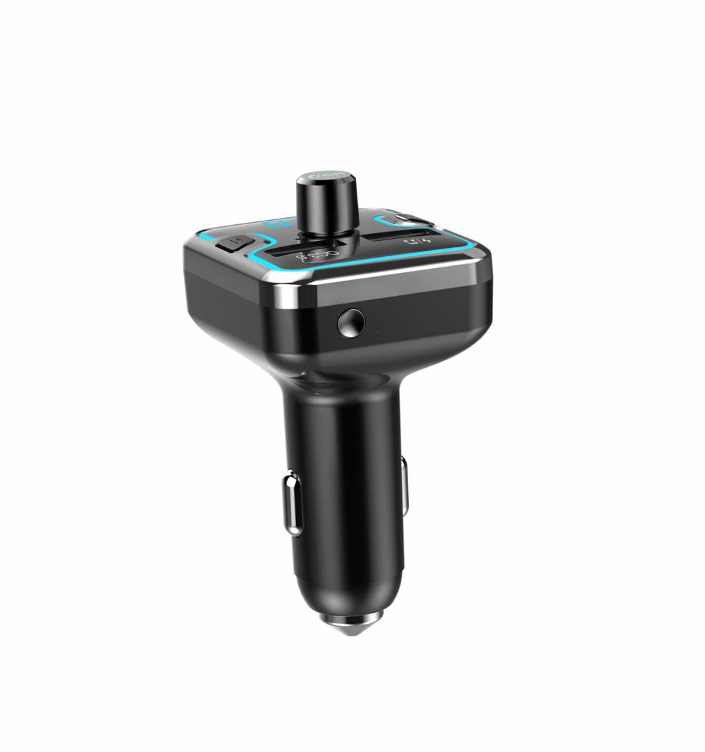 Modulator FM Serioux AMFM45, Bluetooth V5.0, conectare automată, raza de actiune de până la 5 metri, voltaj intrare: DC 12/24V, ieșire: USB QC3.0, frecvența FM: 87.5MHz - 108.0MHZ, format muzica: MP3/WMA/WAV, USB audio (pana la 32 GB), slot MicroSD ( pana la 32 GB), microfon incorporat, functii — miniatură