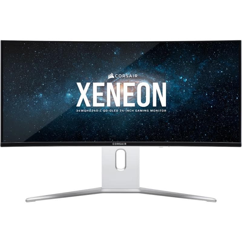 Monitor Commercial CORSAIR XENEON 34WQHD240-C, 34", 3440 x 1440 pixeli, White