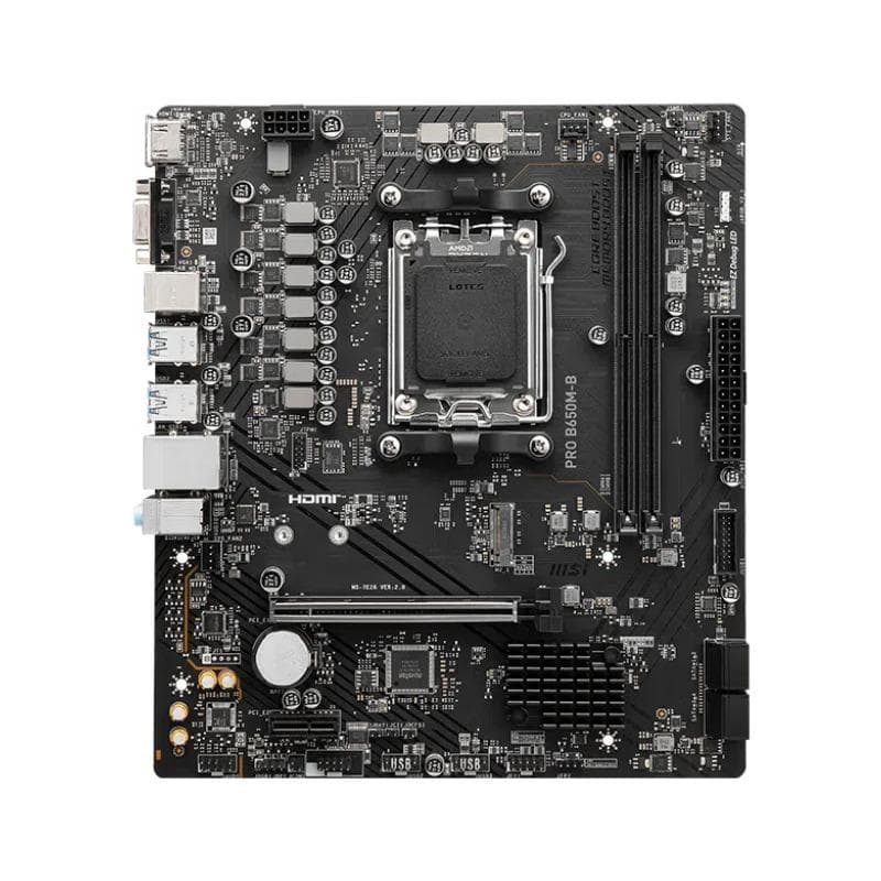 Placa de baza MSI PRO B650M-B, Socket AM5, DDR5, Micro-ATX — miniatură