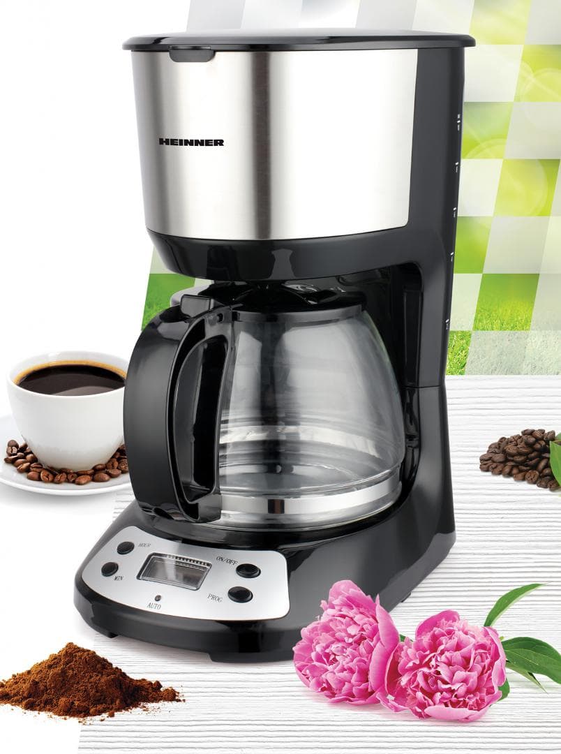 CAFETIERA DIGITALA HEINNER SILVER CHATT HCM-D750GCSS — miniatură