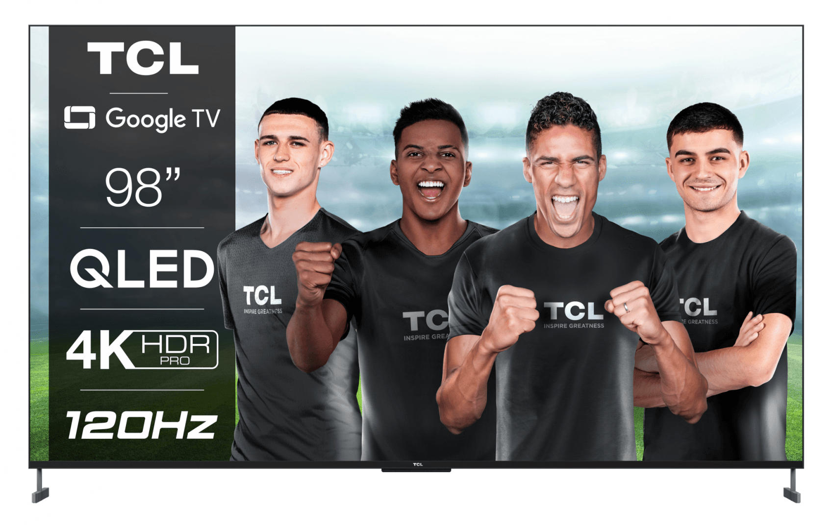 Televizor Smart QLED TCL 98C735 2,49 m (98") 4K Ultra HD Wi-Fi Negru