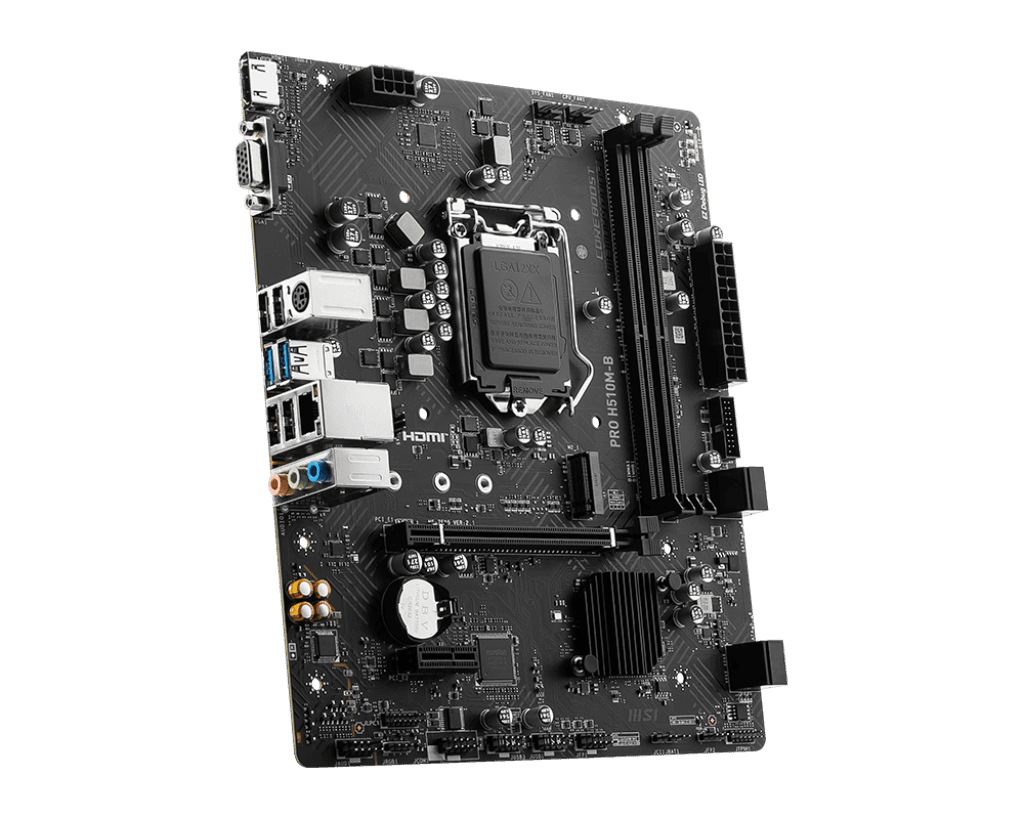 Placa de baza MSI PRO H510M-B, Socket 1200, DDR4, Micro-ATX — miniatură