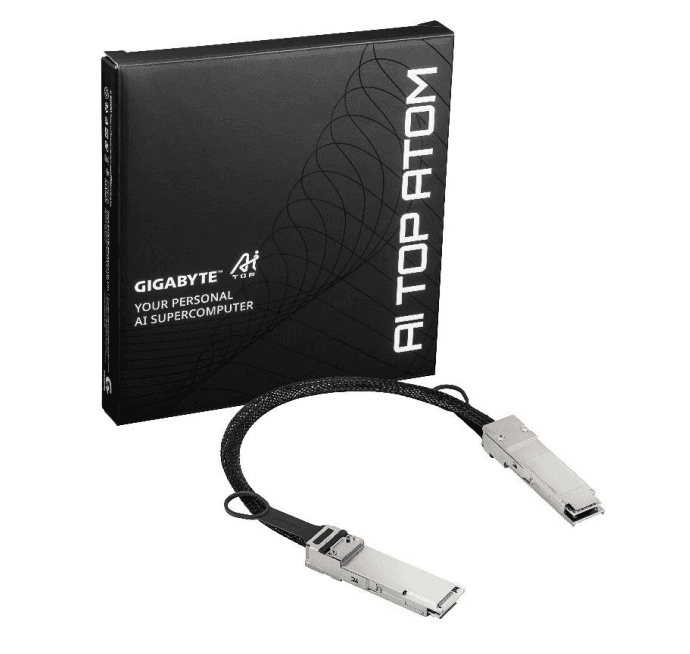 cABLU GIGABYTE Type SFP112 400Gbps Speed 40cm