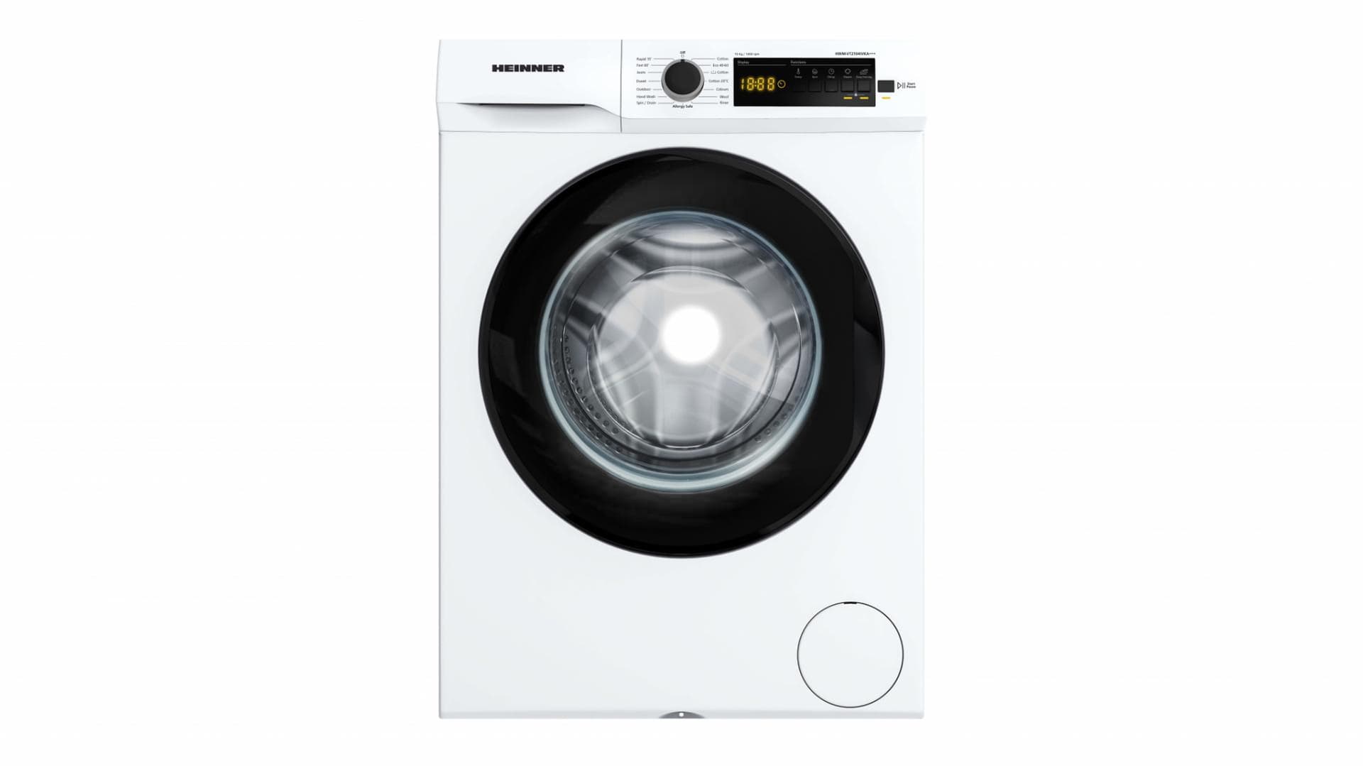 Masina de spalat rufe HEINNER HWM-VT2104IVKA+++, 10 kg, 1400 rpm, Clasa: A, Alb