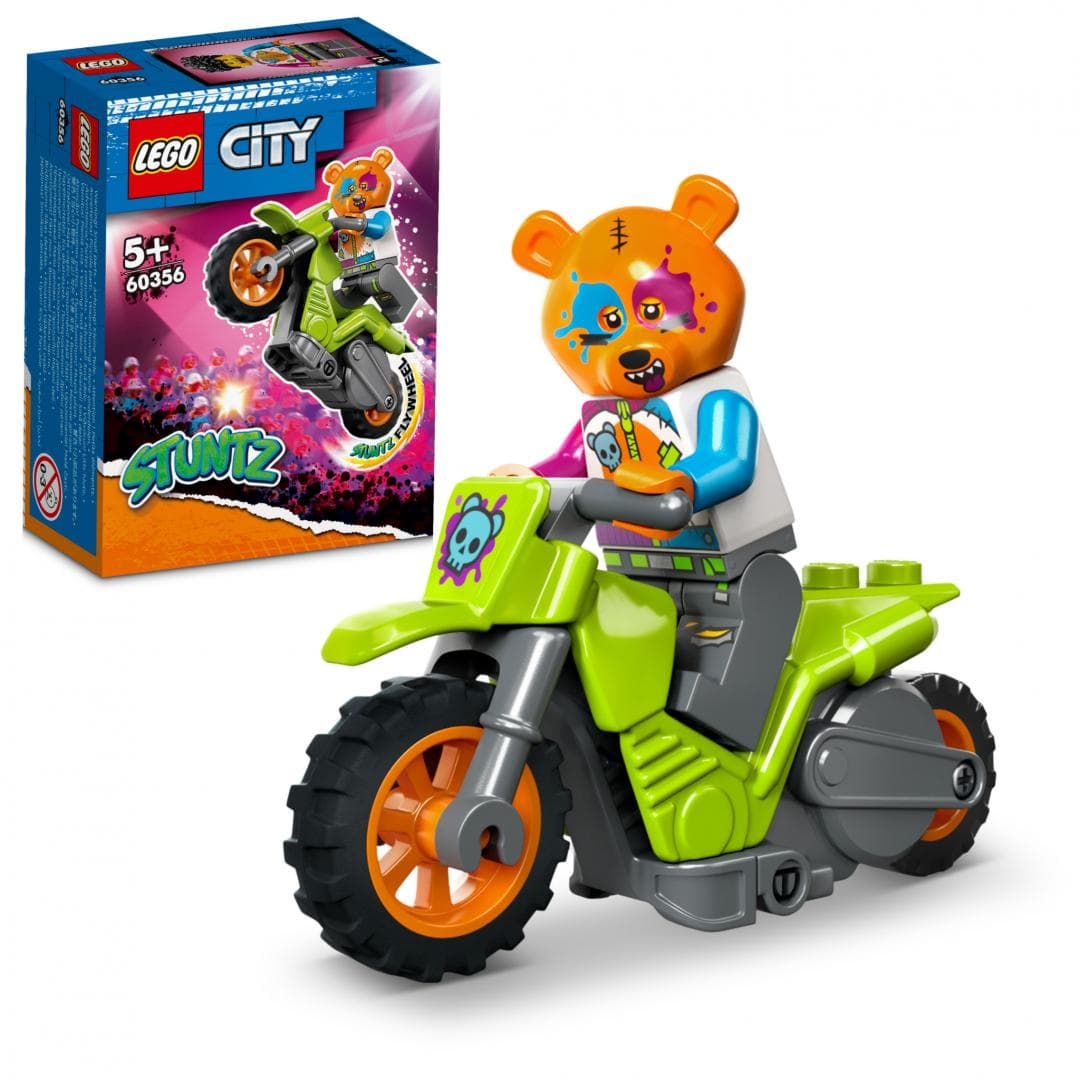 60356 Motocicletă de cascadorie cu urs — miniatură