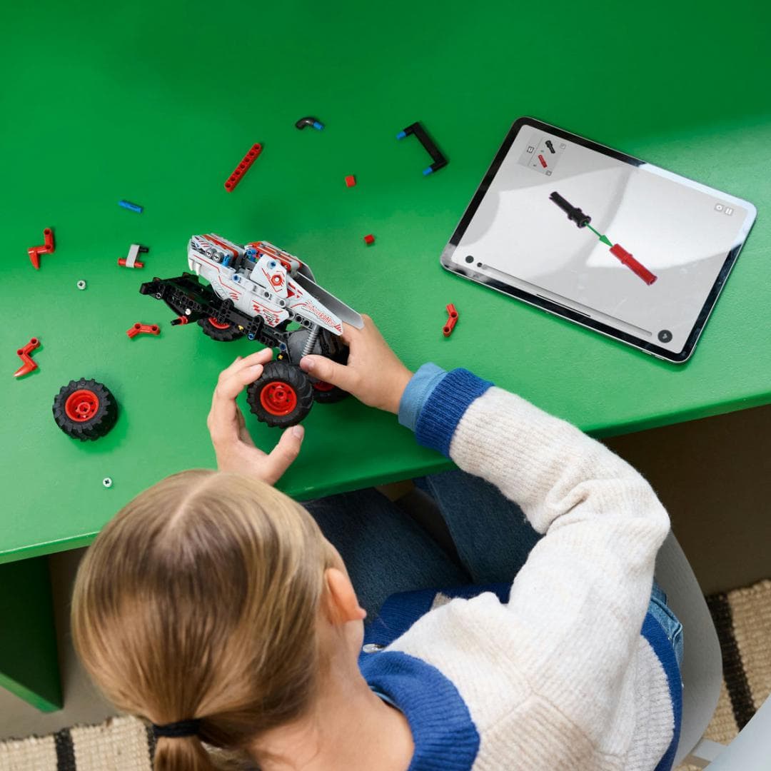 MONSTER JAM THUNDERROARUS PULL-BACK, LEGO 42200 — miniatură