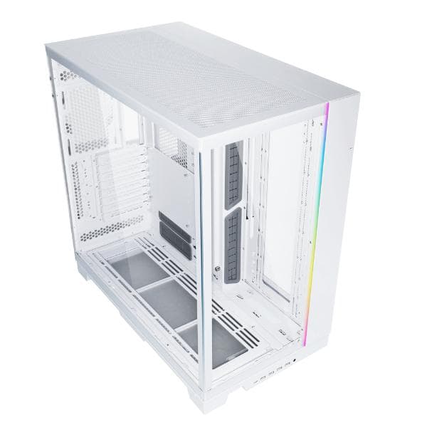 Carcasa LIAN LI O11 Dynamic EVO XL, RGB, Full Tower, White — miniatură