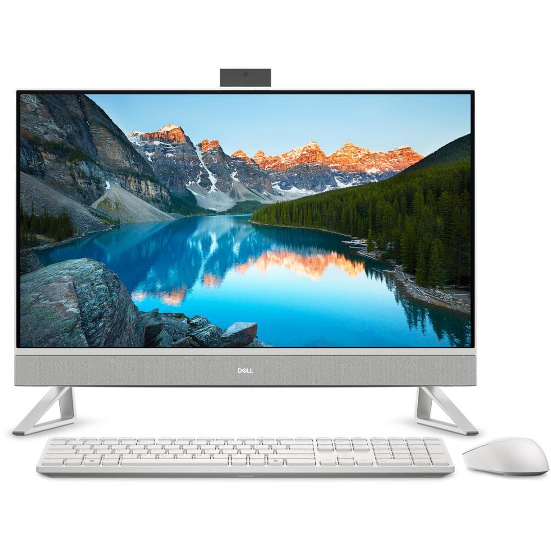 All-in-One Consumer Dell EC27250 cu procesor Intel Core 7 150U pana la 5.4 GHz, 27 inch, FHD, 32 GB, Intel Integrated Graphics, Windows 11 Pro, White